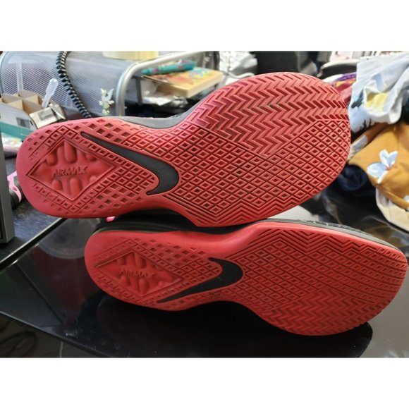 Nike Air Max infuriate 2 Mid Black red Size 10 AA7066-066 Basketball Shoes‎ - Picture 2 of 11